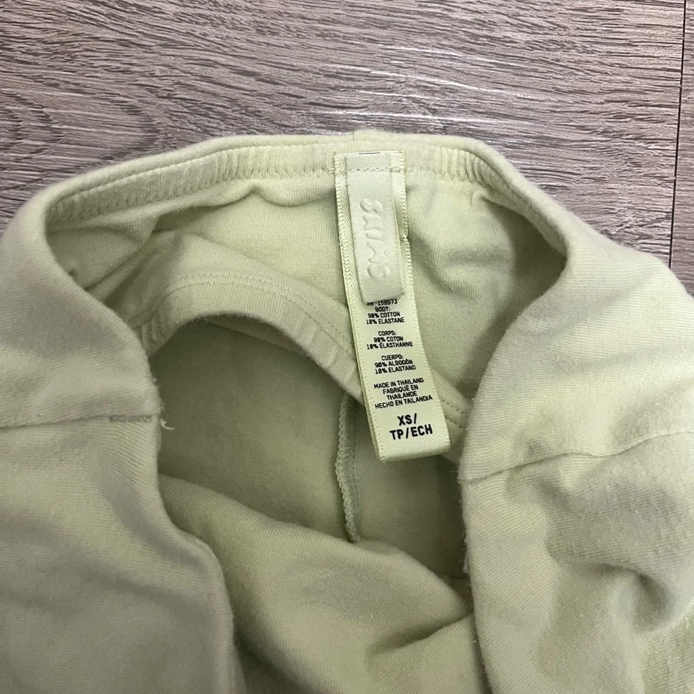 Skims Cotton Jersey Set in Pistachio